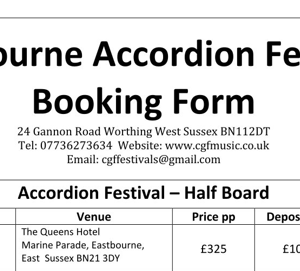 Eastbourne Accordion Festival February 2026